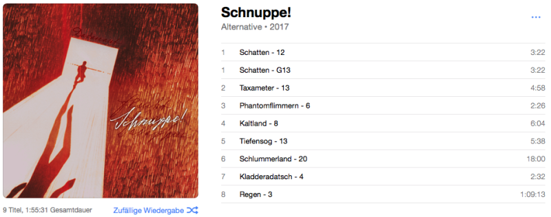 Schnuppe! – Album-Vorschau – 1