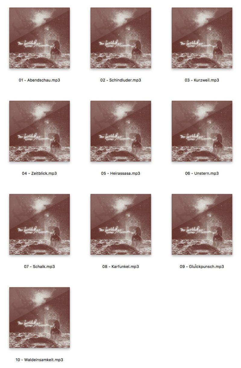 Der Zeitblick einer Minute. Ein Dadanaut Musik-Album zum kostenlos herunter laden.