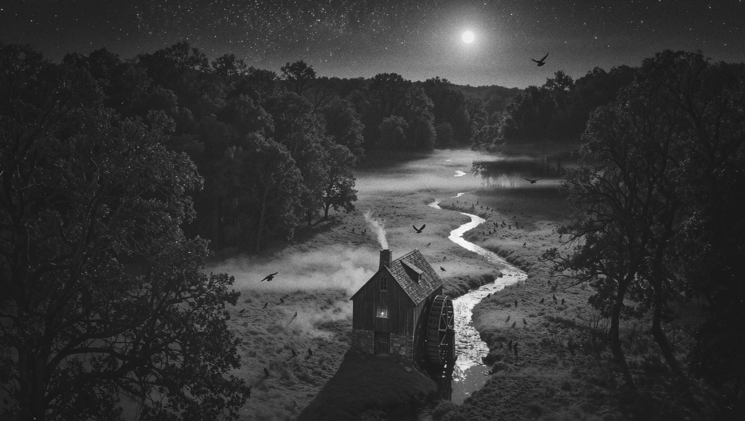 Mühle im Altmühltal – in der Zeit des Altmühlnebels